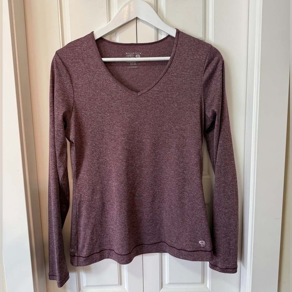 Mountain Hardwear Plum Vibes V-Neck - Medium